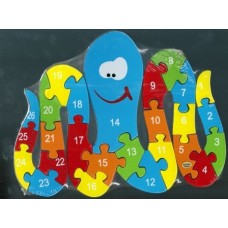 Wooden Block Octopus Puzzle Wooden Block Octopus Puzzle